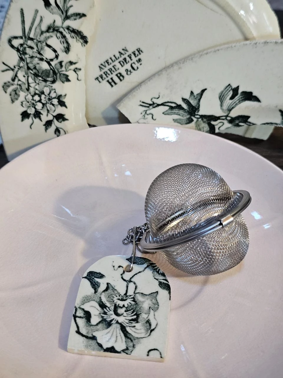 Tea ball and its "pouch" iron earth HB & Cie – photo 6